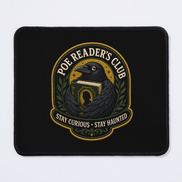 Item preview, Poe Reader's Club: Stay Curious, Stay Haunted designed and sold by Fenay Designs.