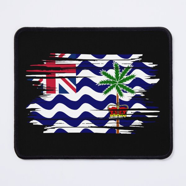 Item preview, Distressed British Indian Ocean Territory Flag IO designed and sold by shitpostee.