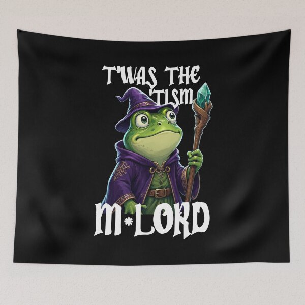 Item preview, Twas The Tism M Lord funny Frog  designed and sold by TheEndDesign.