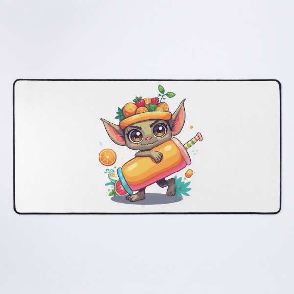 Item preview, Juice Goblin Sticker | Cute Fantasy Goblin Mascot with Tropical Juice designed and sold by Stylestickers55.