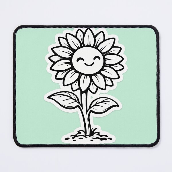 Item preview, Sunflower line art designed and sold by Content Oase.