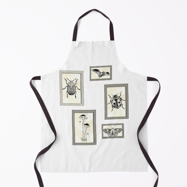 Item preview, Eclectic nature motifs: beetle, bat, ladybug, mushrooms and moth designed and sold by La-Bogi.