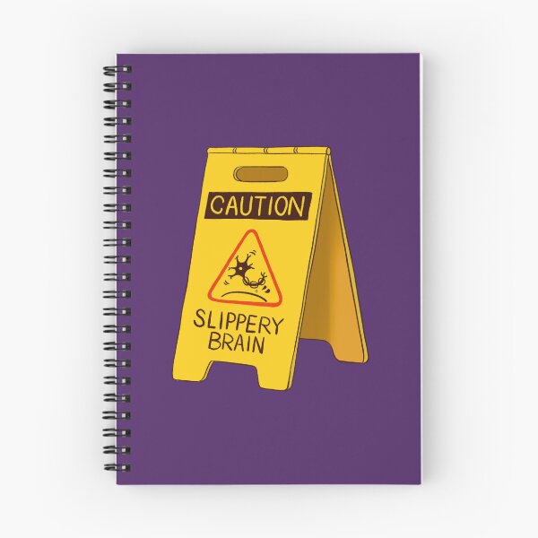Item preview, Slippery Brain Sign (Neuron version) designed and sold by gingerbreadc.