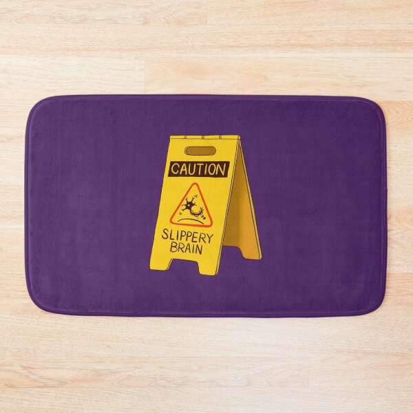 Item preview, Slippery Brain Sign (Neuron version) designed and sold by gingerbreadc.