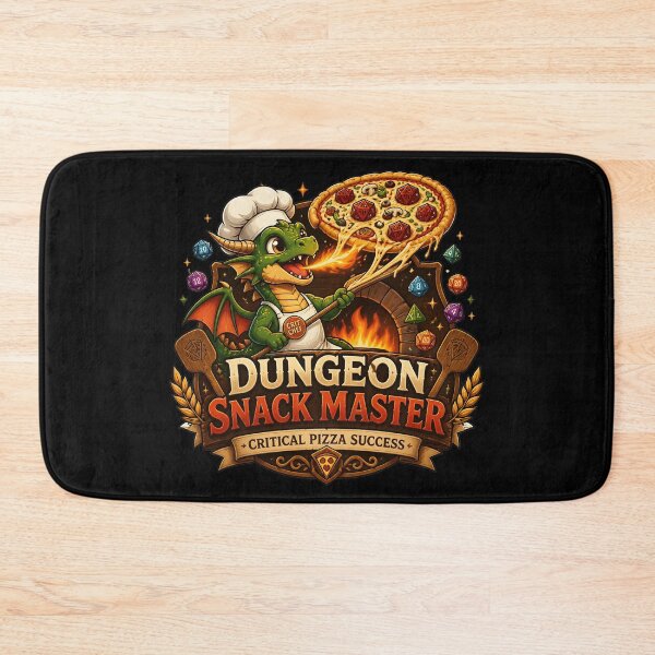 Item preview, Dungeon Snack Master - Critical Pizza Success Dragon designed and sold by BadhbhLoot.