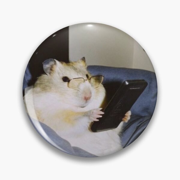 Item preview, Rat with glasses looking at phone designed and sold by Ratcatdoggg.