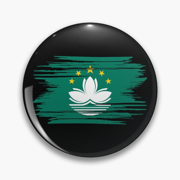 Item preview, Distressed Macau Flag MO designed and sold by shitpostee.