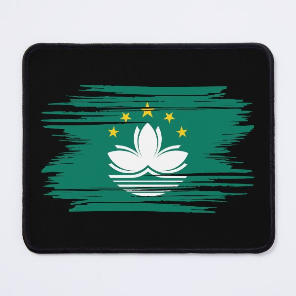 Item preview, Distressed Macau Flag MO designed and sold by shitpostee.