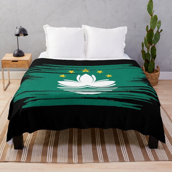 Item preview, Distressed Macau Flag MO designed and sold by shitpostee.