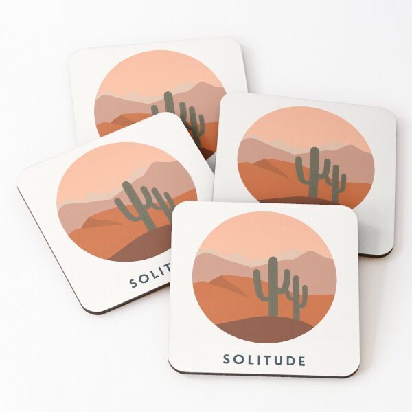 Item preview, Solitude – Minimalist Cactus Desert Circle Art designed and sold by NeededTees.