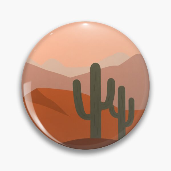 Item preview, Solitude – Minimalist Cactus Desert Circle Art designed and sold by NeededTees.