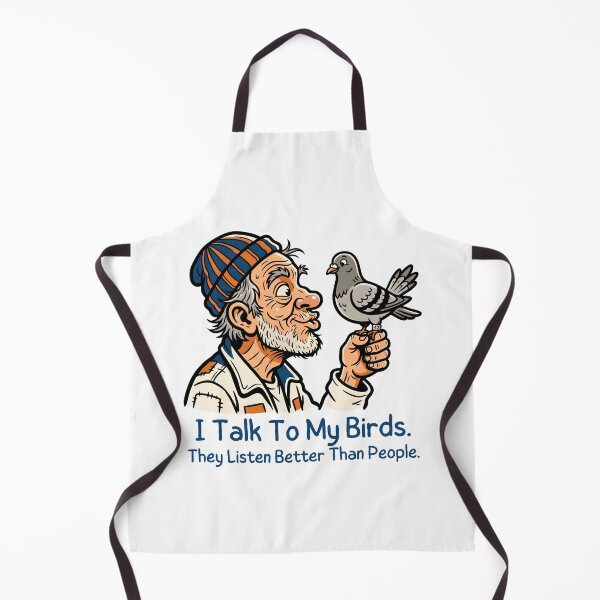 Item preview, I Talk To My Birds They Listen Better Than People - Pigeon Fancier Illustration designed and sold by Sekla-Studio.