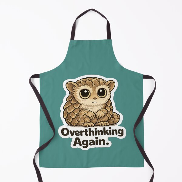 Item preview, Overthinking Again. Funny Tarsier Meme | Relatable Animal Sticker Design designed and sold by BabyStark.