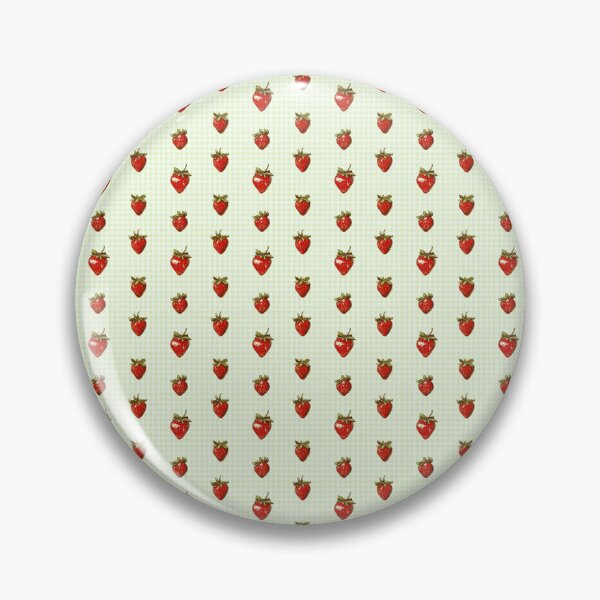 Item preview, Green Plaid and Strawberries Pattern  designed and sold by LouieVanille.