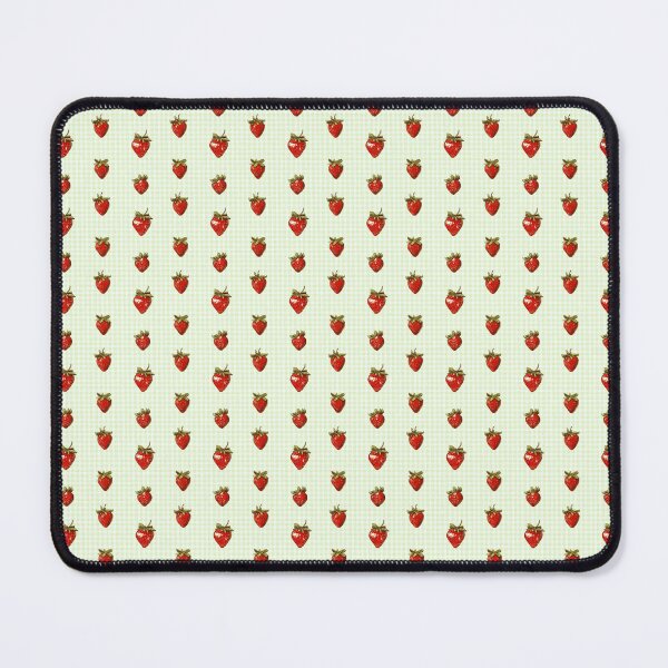 Item preview, Green Plaid and Strawberries Pattern designed and sold by LouieVanille.