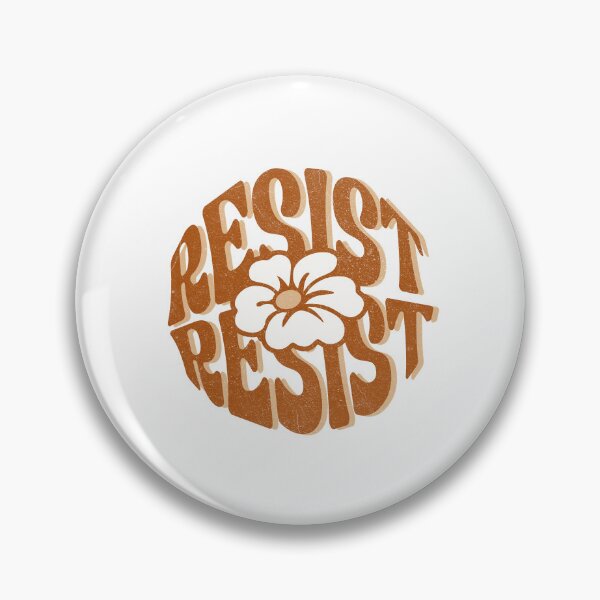Item preview, Retro 70s Floral Resist Typography Art designed and sold by drchzak.