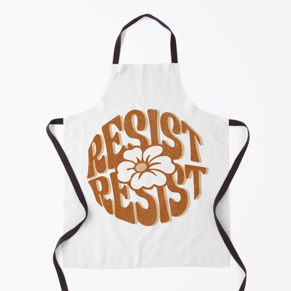 Item preview, Retro 70s Floral Resist Typography Art designed and sold by drchzak.