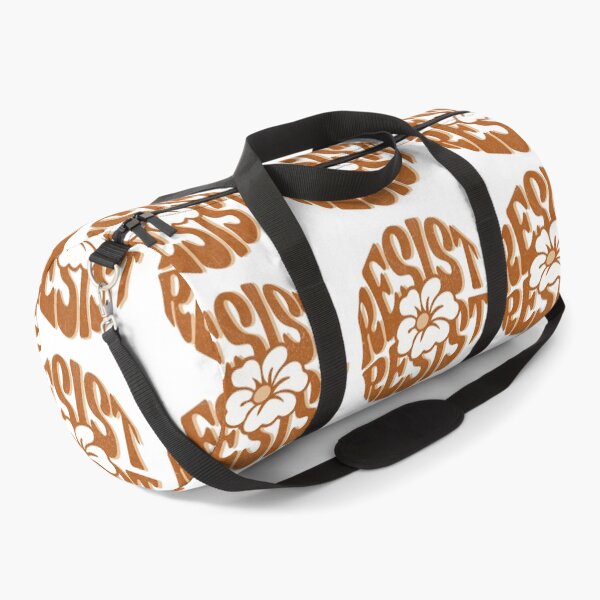 Item preview, Retro 70s Floral Resist Typography Art designed and sold by drchzak.