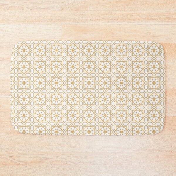 Item preview, Tangerine Lattice Chinoiserie — Seamless Orange Geometric Pattern designed and sold by SugarCore.