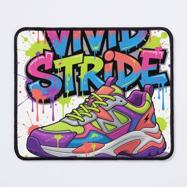 Item preview, Vivid Stride Color Splash Sneaker Urban Artwork Souvenir Summer Edition designed and sold by Imaginarium of Chaos falcon88 .