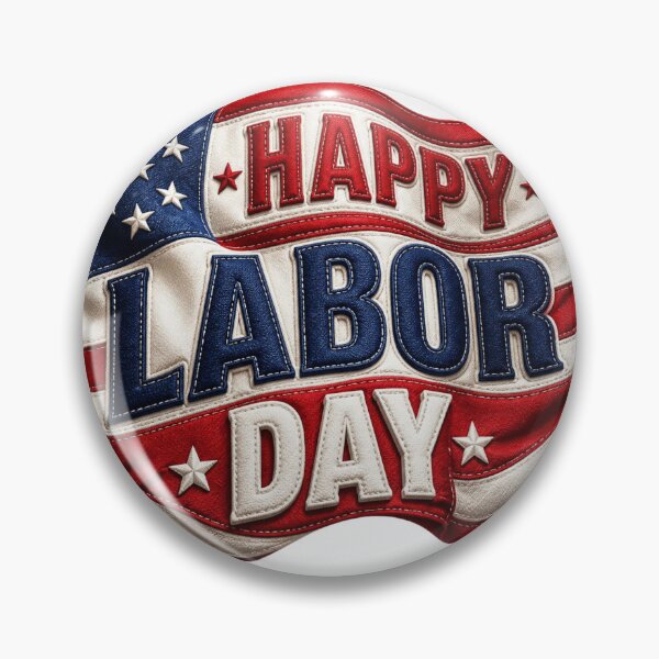 Item preview, Happy Labor Day - Patriotic American Flag Design designed and sold by Krystek-Studio .