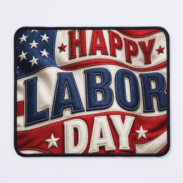 Item preview, Happy Labor Day - Patriotic American Flag Design designed and sold by Krystek-Studio .