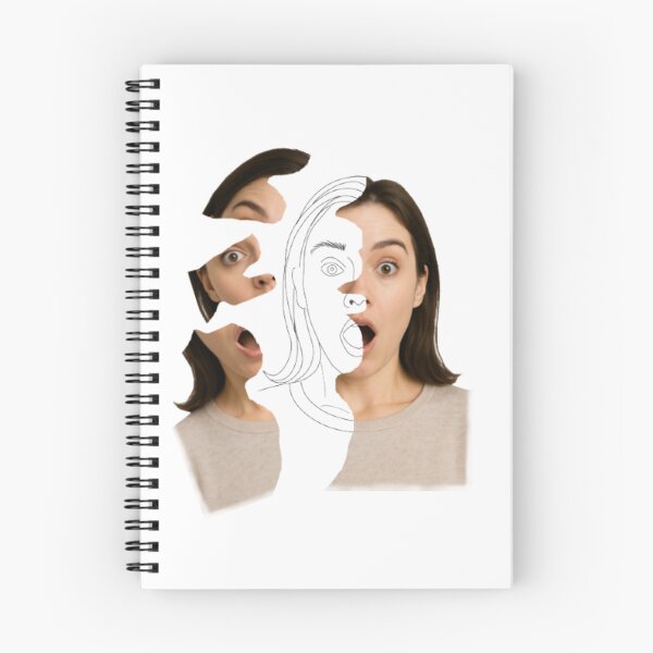 Item preview, Surprised Sketch – Minimalist Hybrid Portrait by Jackes Rosean designed and sold by jackesrosean75.
