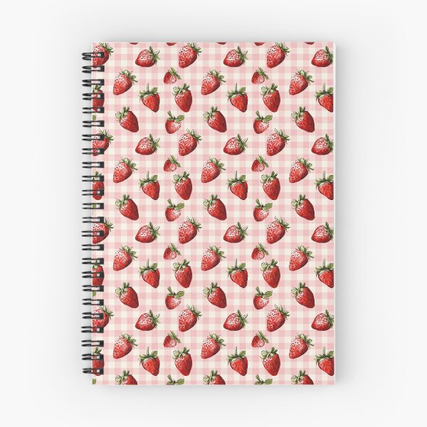 Item preview, Pink Plaid and Strawberries Pattern  designed and sold by LouieVanille.