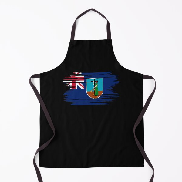 Item preview, Distressed Montserrat Flag MS designed and sold by shitpostee.