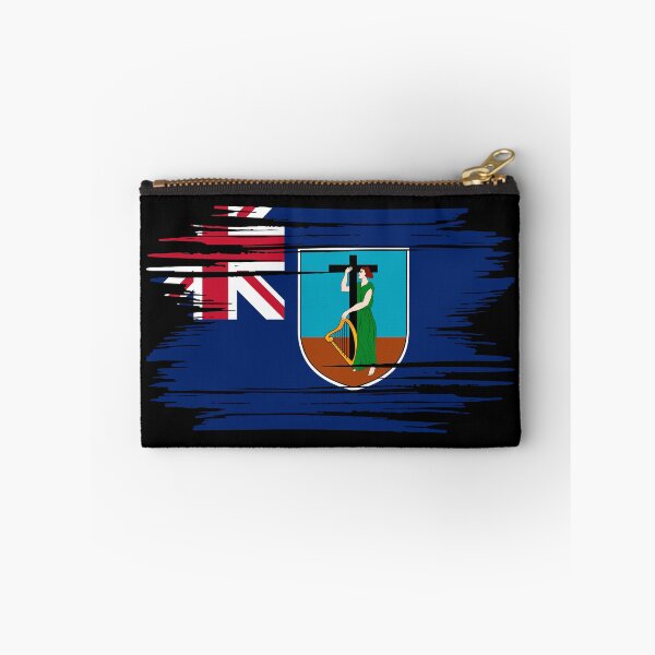 Item preview, Distressed Montserrat Flag MS designed and sold by shitpostee.