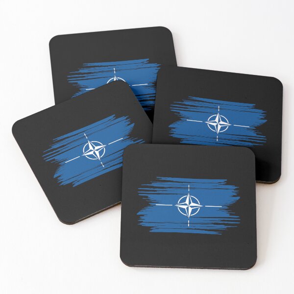 Item preview, Distressed NATO Flag designed and sold by shitpostee.