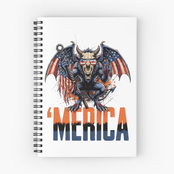 Item preview, 'Merica Jersey Devil American Flag Wings Tee v2 designed and sold by DarylWelsh2024.