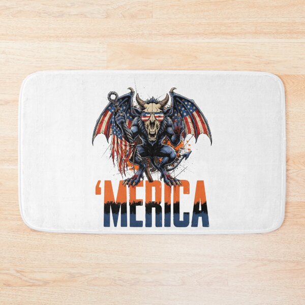 Item preview, 'Merica Jersey Devil American Flag Wings Tee v2 designed and sold by DarylWelsh2024.