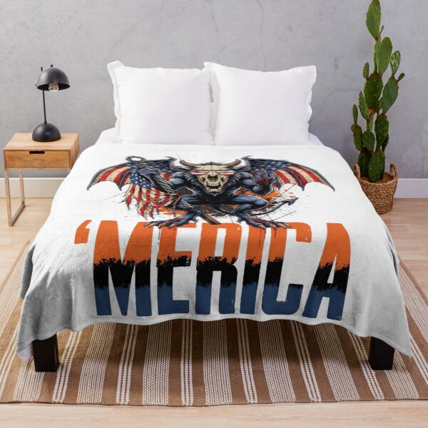 Item preview, 'Merica Jersey Devil American Flag Wings Tee v2 designed and sold by DarylWelsh2024.