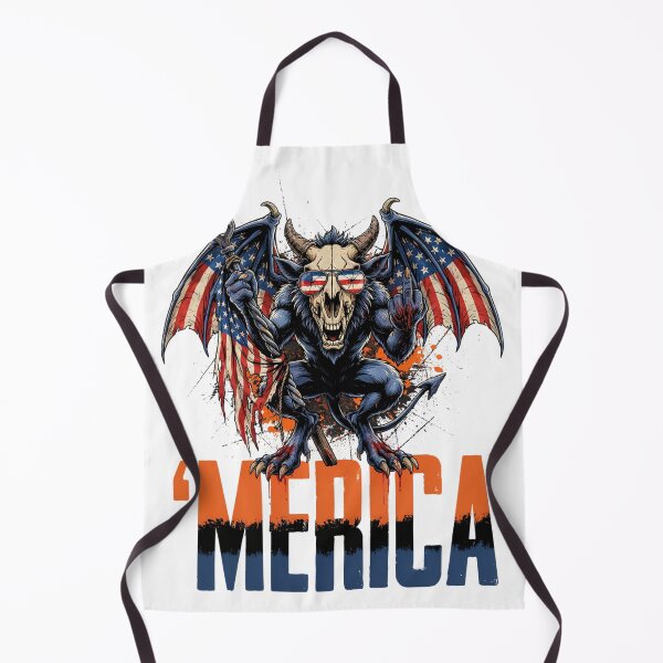 Item preview, 'Merica Jersey Devil American Flag Wings Tee v2 designed and sold by DarylWelsh2024.