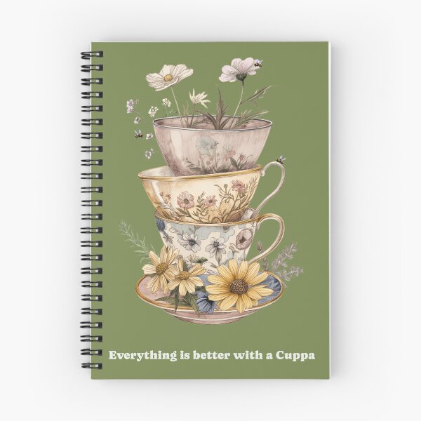 Item preview, Tea Cup Digital Art Print designed and sold by Maria Tanner Designs.