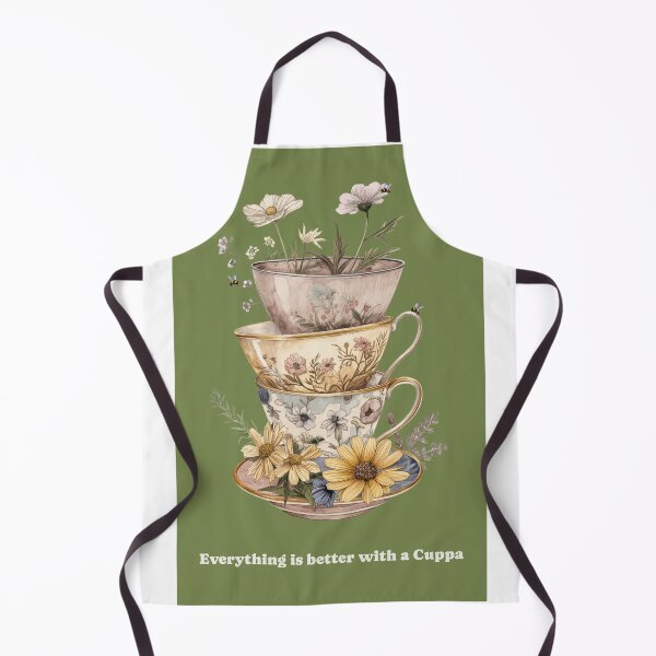Item preview, Tea Cup Digital Art Print designed and sold by Maria Tanner Designs.