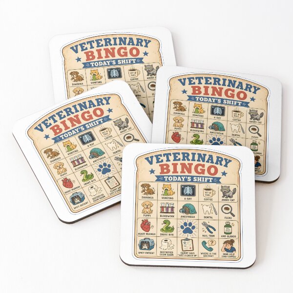 Item preview, Veterinary Bingo Today's Shift - Funny Veterinarian Gift designed and sold by Bettybee00.