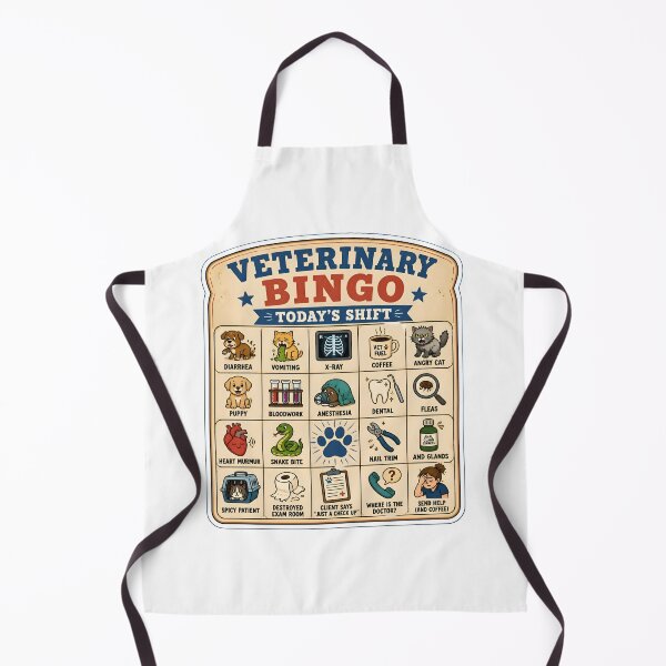 Item preview, Veterinary Bingo Today's Shift - Funny Veterinarian Gift designed and sold by Bettybee00.