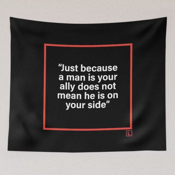 Item preview, Red Frame Thoughts | Minimal Typography Art designed and sold by Lifer Art and Design.