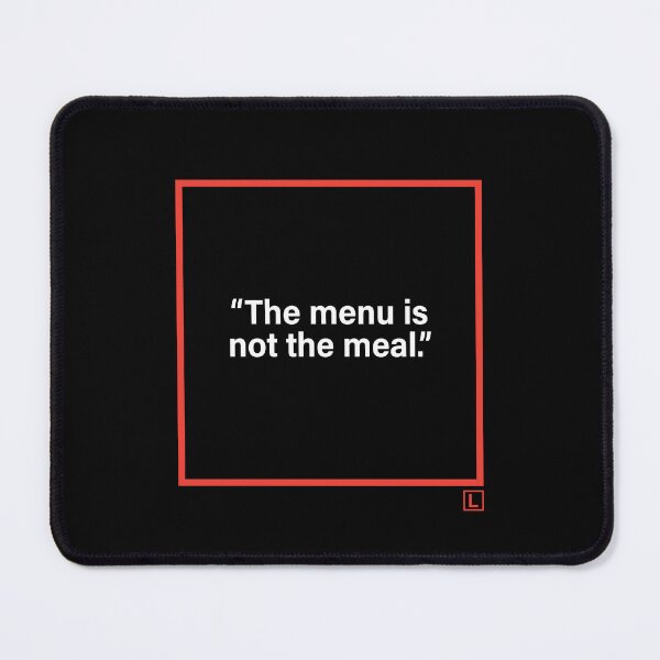Item preview, Red Frame Thoughts | Minimal Typography Art designed and sold by Lifer Art and Design.