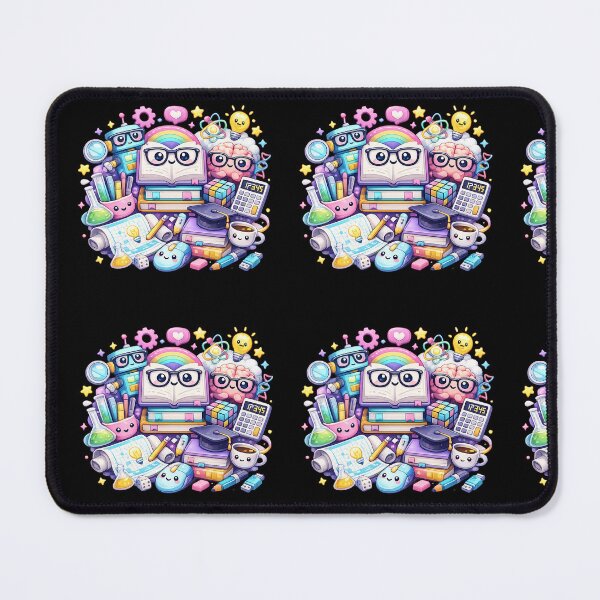 Item preview, Cute Kawaii Science & STEM Education Doodle - Pastel Nerd Setup designed and sold by LIMAO-BRAZIL.