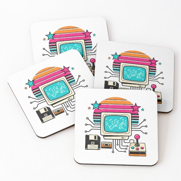 Item preview, Raised On 80s 90s Retro Technology Pixel Memories designed and sold by PixelBlob.