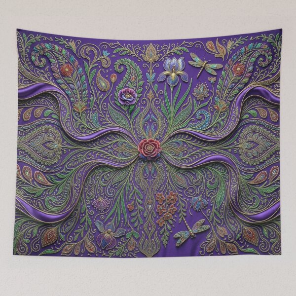 Item preview, Golden floral dream world designed and sold by Sigtrix.