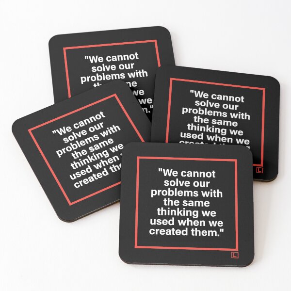 Item preview, Red Frame Thoughts | Minimal Typography Art designed and sold by Lifer Art and Design.