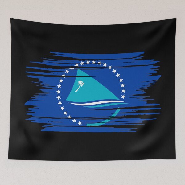 Item preview, Distressed Pacific Community Flag PC designed and sold by shitpostee.