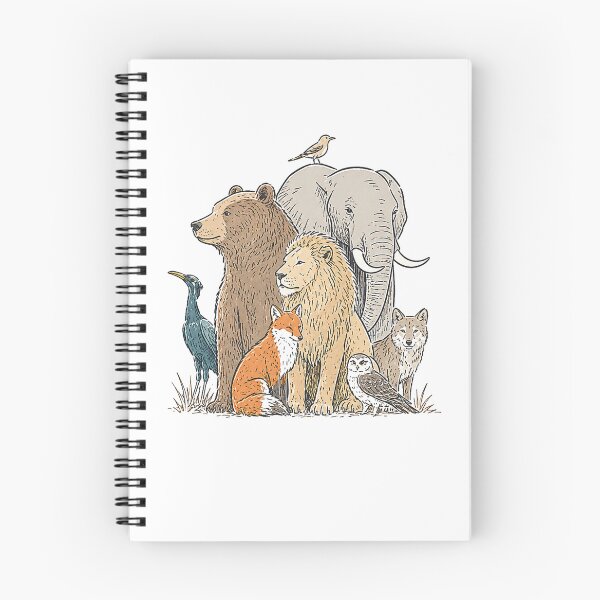 Item preview, Wildlife Animal Kingdom Bear Lion Elephant Fox Wolf Nature designed and sold by Moizento.