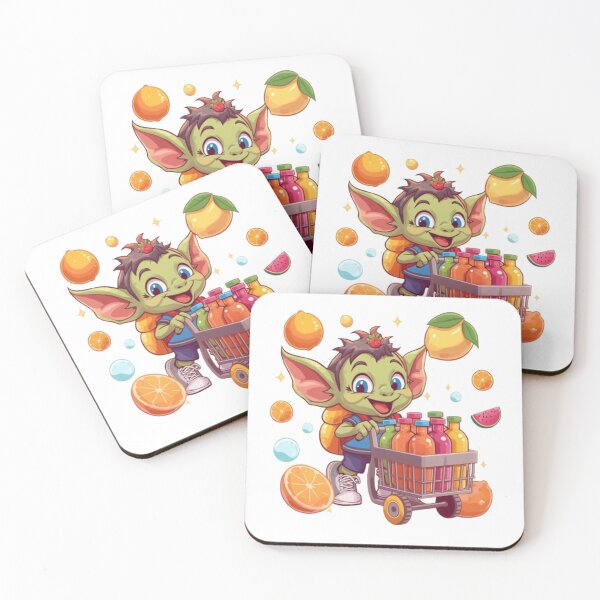 Item preview, Juice Goblin Sticker | Funny Fruit Monster Kawaii Mascot Design designed and sold by Stylestickers55.