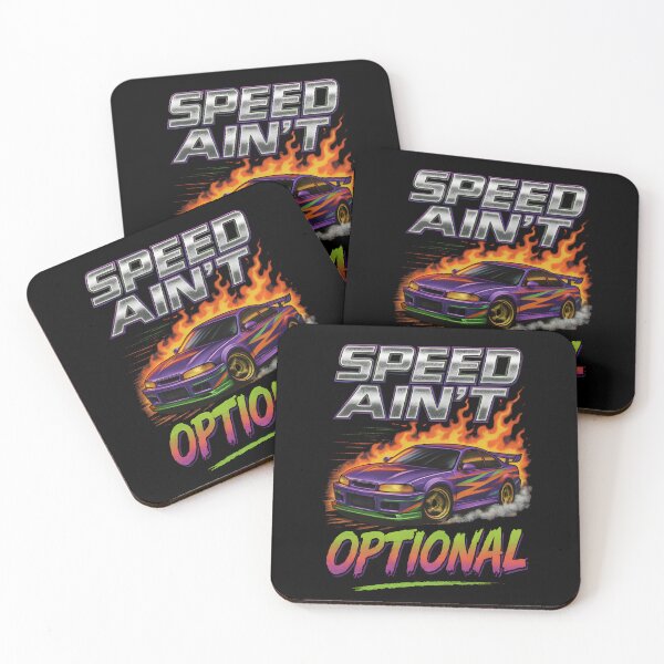 Item preview,  Speed Aint Optional - Vintage JDM Turbo Racing Sports Car Art designed and sold by A-M-G-Shop.
