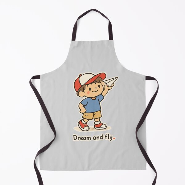 Item preview, Dream and Fly Cute Paper Airplane Inspirational Kids Design designed and sold by Nawi32.
